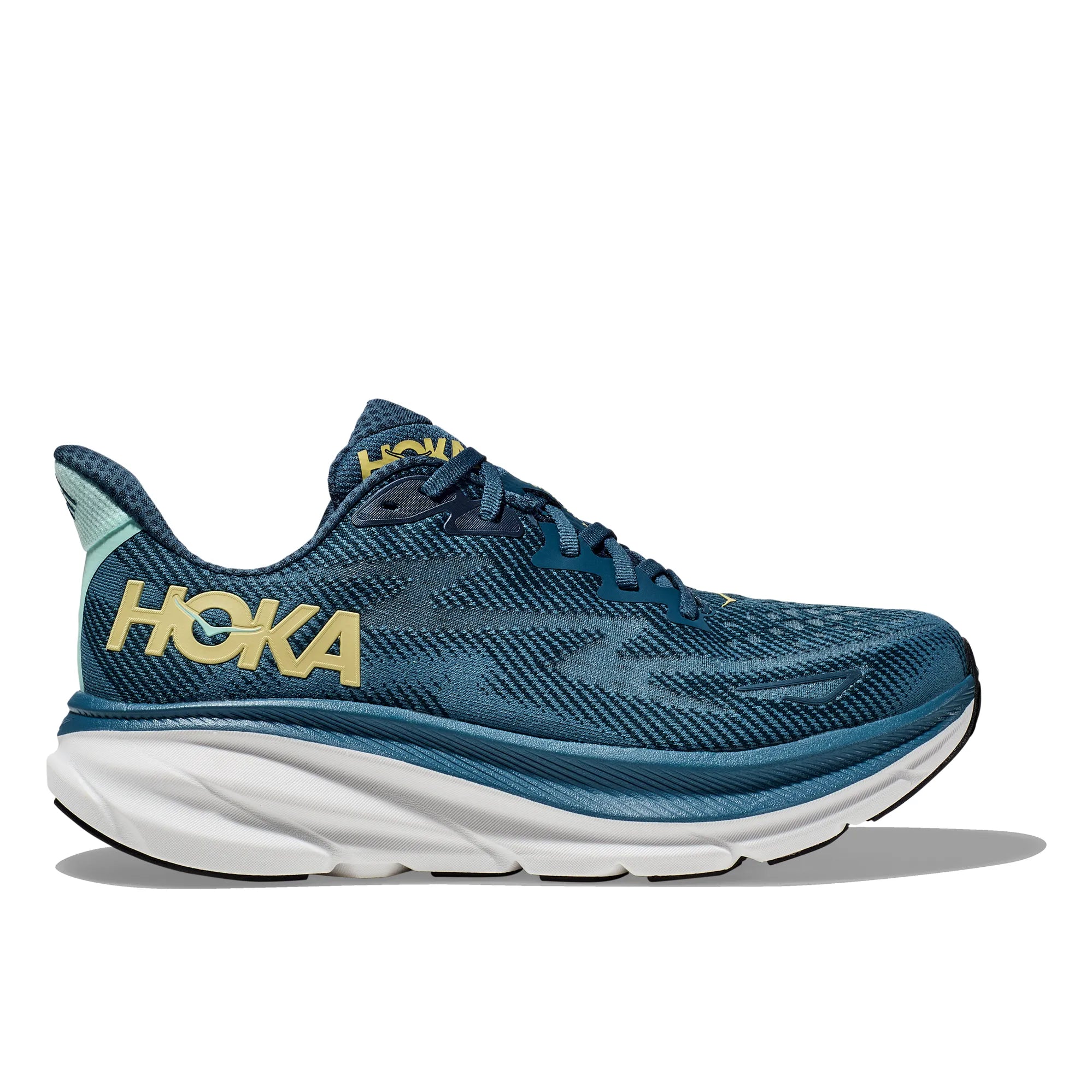 HOKA Clifton 9 Running Shoes – Midnight Ocean / Bluesteel