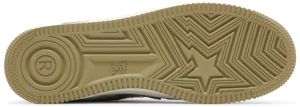 Bapesta #5 ‘Beige’ Sneakers – Clean Neutral Streetwear Low-Tops