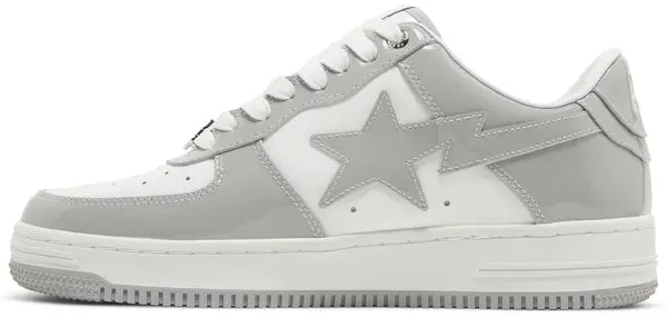 Bapesta #5 ‘Light Grey’ Sneakers – Clean Neutral Streetwear Low-Tops