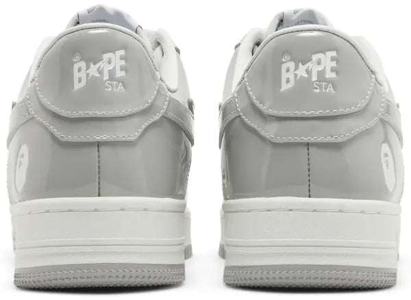 Bapesta #5 ‘Light Grey’ Sneakers – Clean Neutral Streetwear Low-Tops