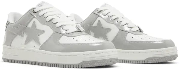 Bapesta #5 ‘Light Grey’ Sneakers – Clean Neutral Streetwear Low-Tops