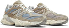 New Balance 9060 ‘Cherry Blossom Pack – Mushroom’ Trainers – Chunky Suede Mesh Sneakers with ABZORB & SBS Cushioning (U9060MUS)