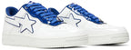 Bapesta #8 M1 ‘White Navy’ Sneakers – Classic Two-Tone Streetwear Low-Tops