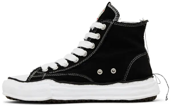 Maison Mihara Yasuhiro Peterson OG Sole Canvas High ‘Black White’ Sneakers