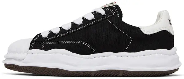 Maison Mihara Yasuhiro Blakey OG Sole Canvas Low ‘Black White’ Sneakers
