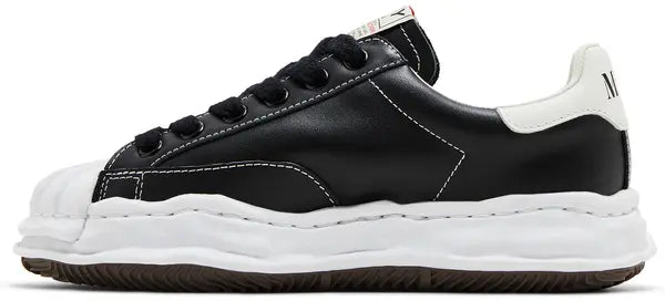 Maison Mihara Yasuhiro Blakey OG Sole Leather Low ‘Black White’ Sneakers