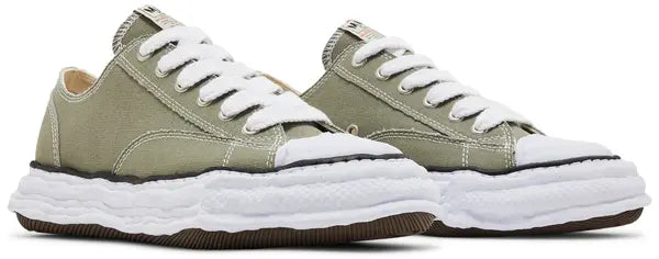 Maison Mihara Yasuhiro Peterson 23 OG Sole Canvas Low ‘Green’ Sneakers
