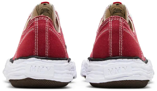 Maison Mihara Yasuhiro Peterson 23 OG Sole Canvas Low ‘Bordeaux’ Sneakers