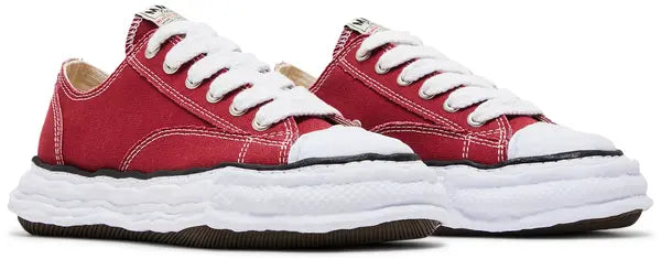 Maison Mihara Yasuhiro Peterson 23 OG Sole Canvas Low ‘Bordeaux’ Sneakers
