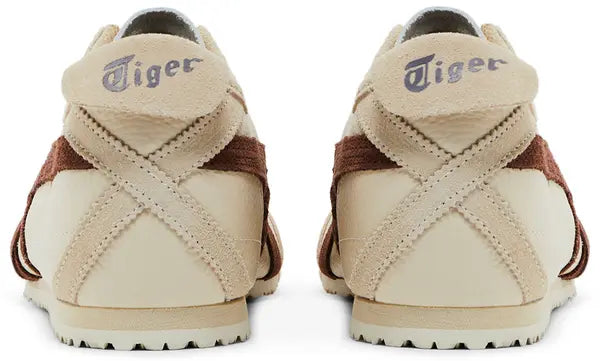 Onitsuka Tiger Mexico 66 Vintage ‘Cream Burgundy’ Sneakers – Retro Trainers