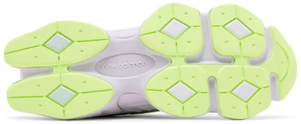 New Balance 9060 ‘White Taro’ Trainers – Chunky Mesh & Suede Sneakers with ABZORB & SBS Cushioning