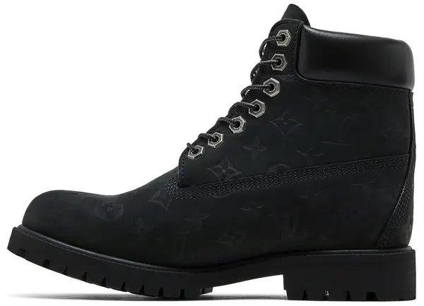 Louis Vuitton x Timberland 6 Inch Ankle Boot ‘Embossed Monogram Black’ | Luxury Boots