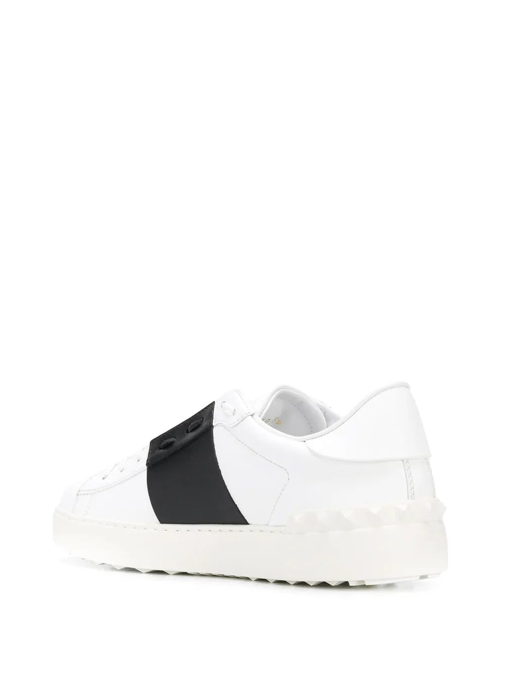 Valentino Calfskin Open Sneakers ‘White Black’ – Luxury Designer Trainers
