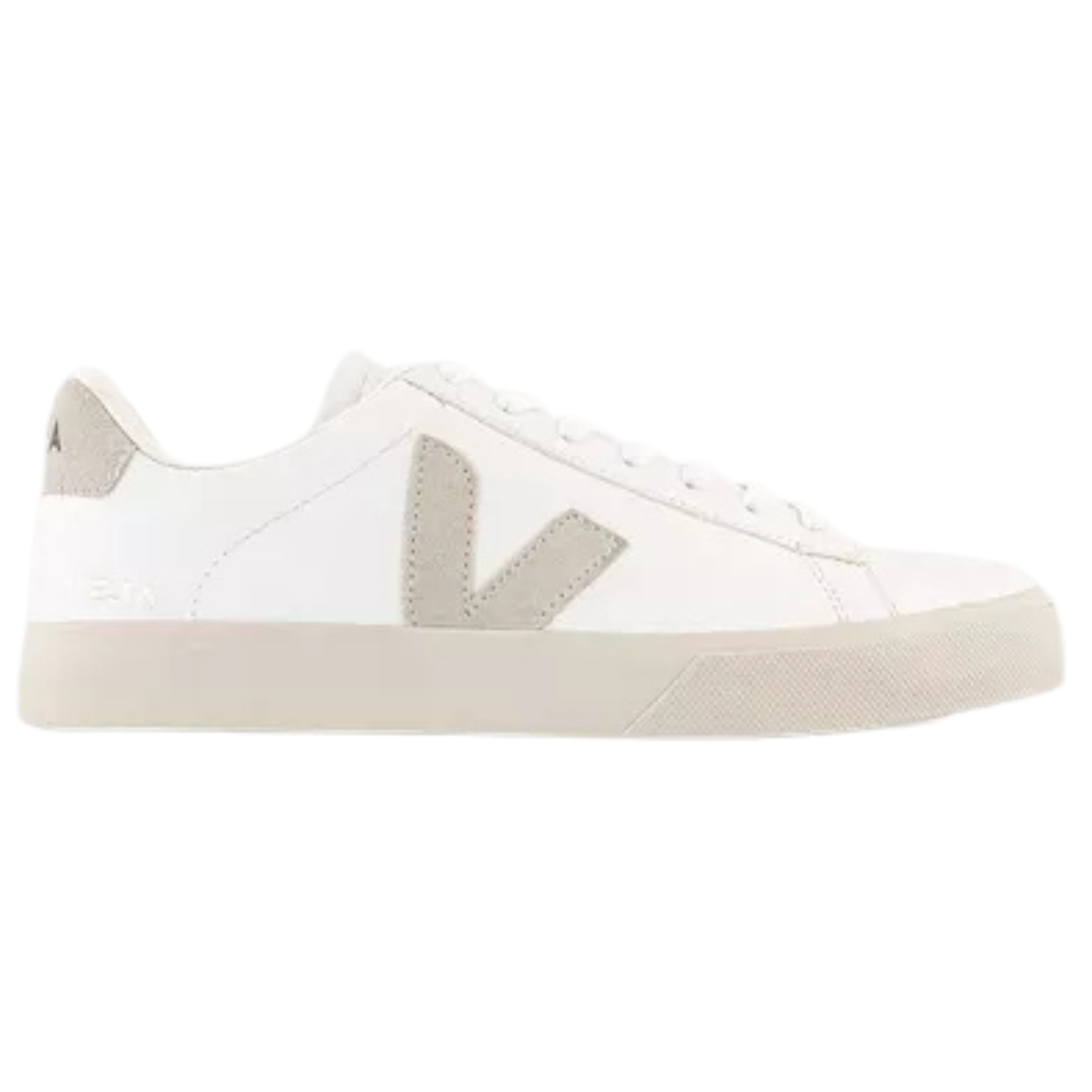 VEJA Campo Trainers – White Black Leather Sneakers