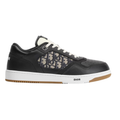 Dior B27 Uptown Low-Top Sneakers – Black Calfskin & Dior Oblique Jacquard