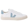 VEJA Campo Leather Trainers – White Blue Sneakers
