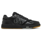 Dior B27 Uptown Low-Top Sneakers – White Calfskin, Black Denim & Oblique Galaxy Leather (Copy)