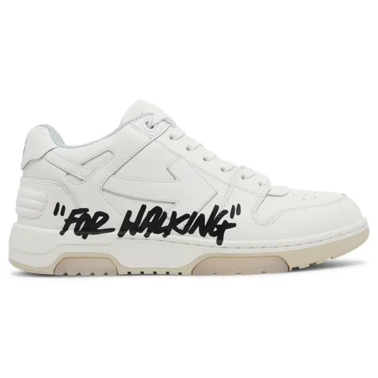 Off-White Out of Office Low ‘For Walking – White Black’ Sneakers – Luxury Trainers