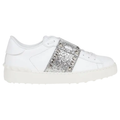 Valentino Rockstud ‘Untitled – Silver Glitter Band’ Sneakers – Luxury Designer Trainers