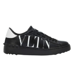 Valentino Garavani Open VLTN Logo ‘Black White’ Sneakers – Luxury Designer Trainers