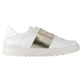Valentino Open Sneakers ‘White Platinum’ – Luxury Designer Trainers Women's