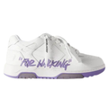 Off-White Out of Office For Walking Purple Sneakers – Luxury Streetwear Trainers