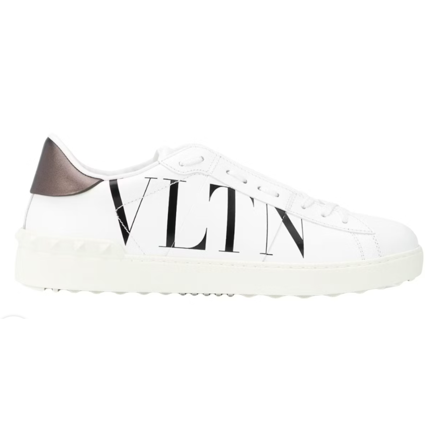 Valentino Garavani Open VLTN Logo ‘White Black Bronze’ Sneakers – Luxury Designer Trainers
