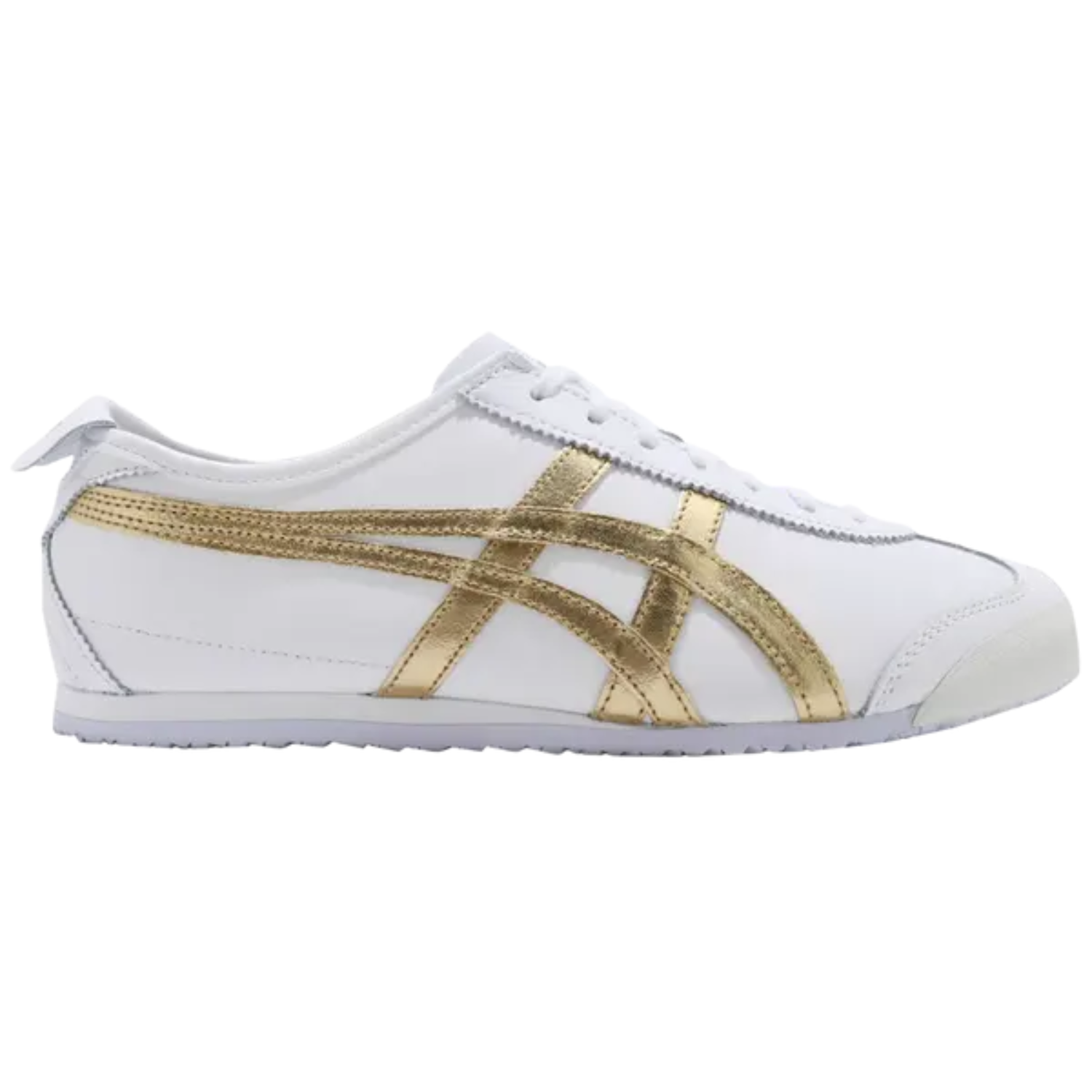 Onitsuka Tiger Mexico 66 ‘White Rich Gold’ Sneakers – Retro Lifestyle Trainers