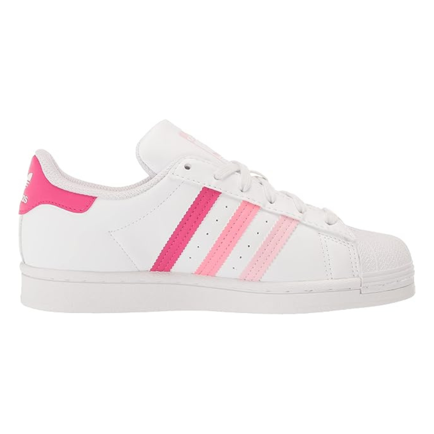 adidas Originals Superstar Sneaker, FTWR White/Clear Pink/Bliss Pink