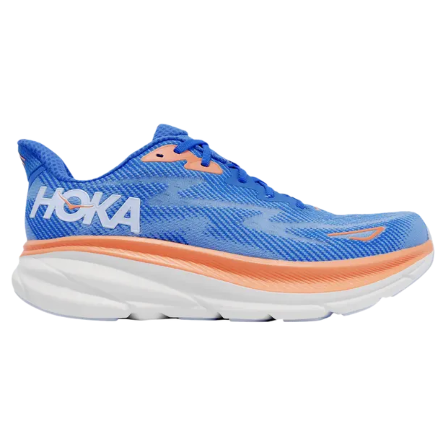 HOKA Clifton 9 2E Wide Running Shoes – Coastal Sky / All Aboard