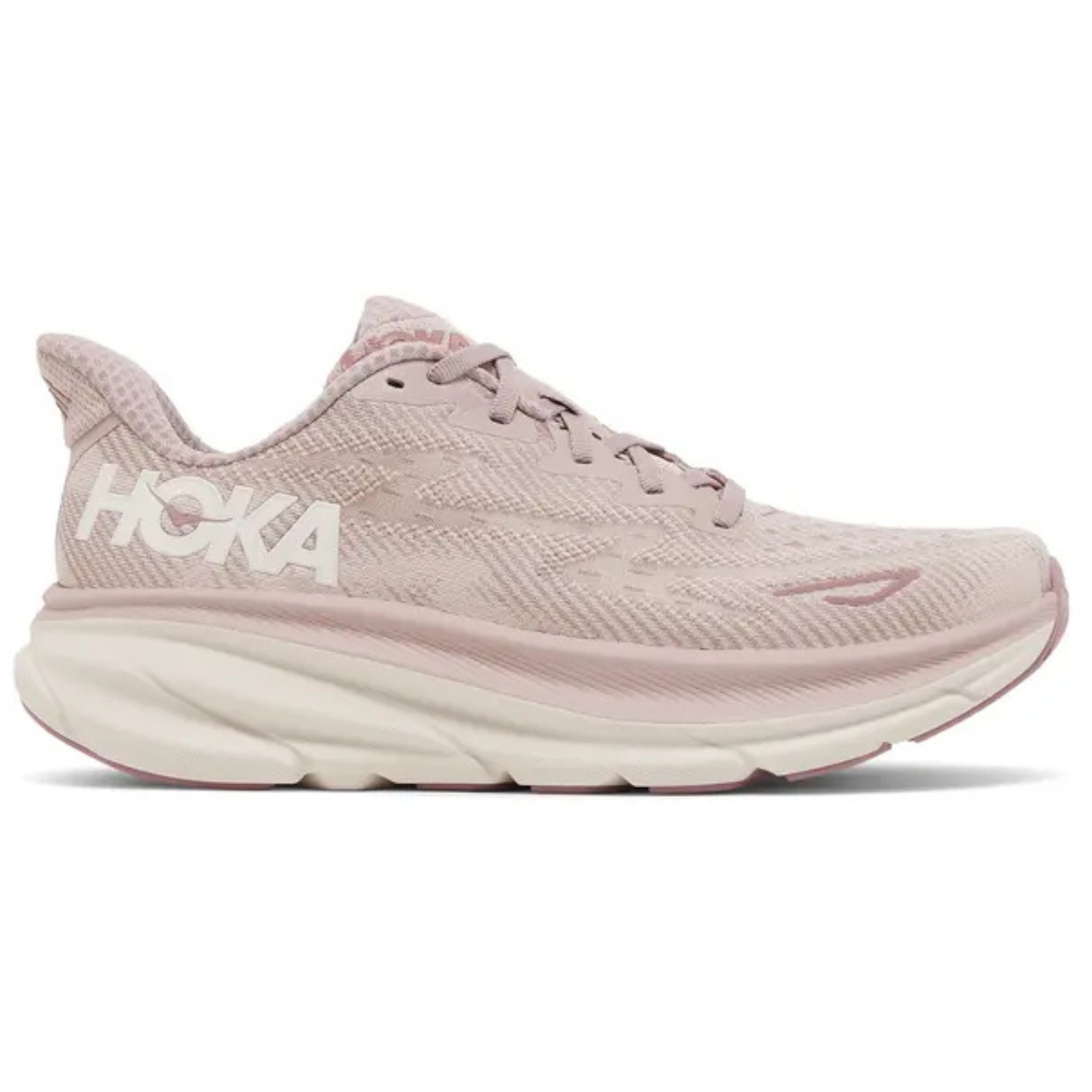 HOKA Clifton 9 Running Shoes – Pale Mauve