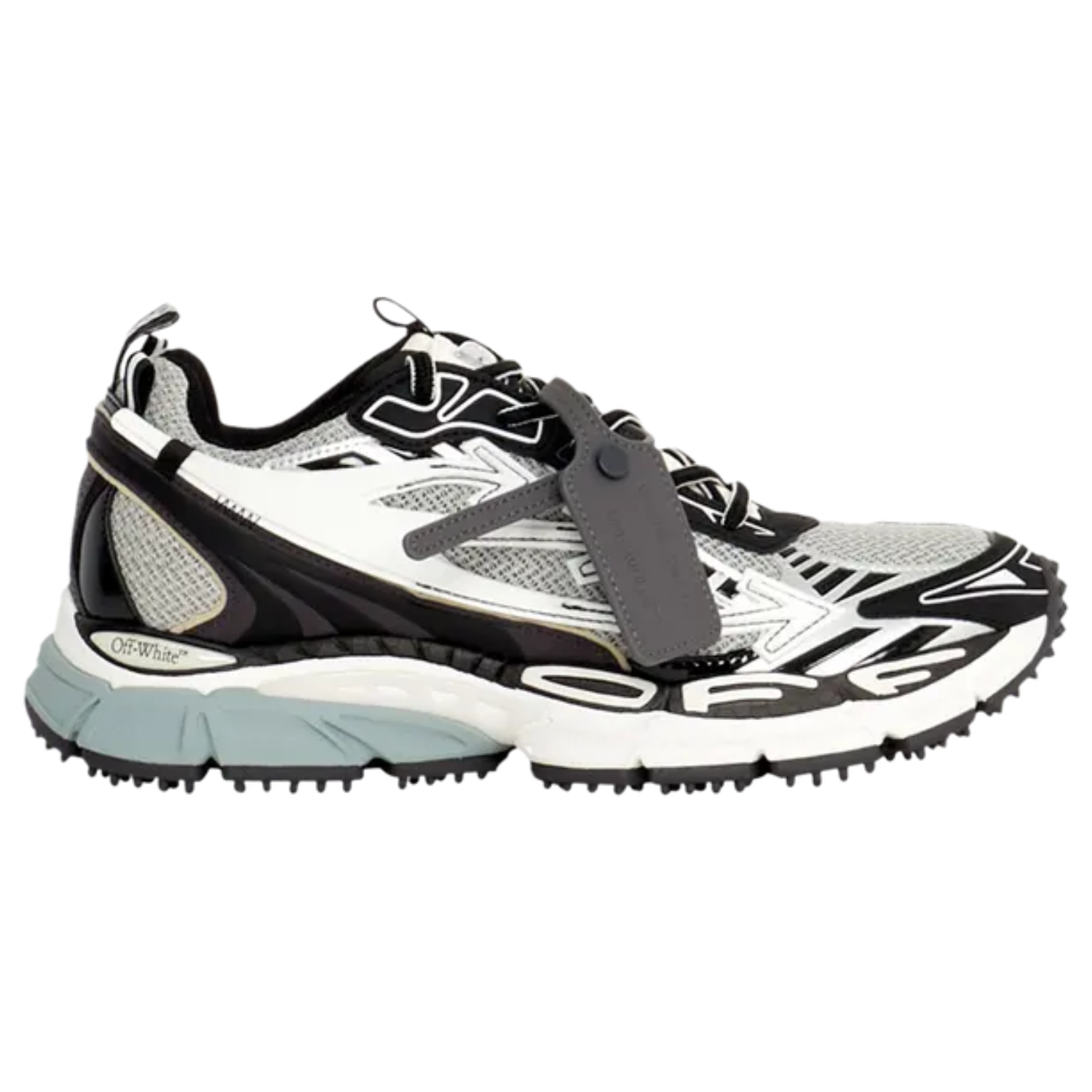 Off-White Be Right Back ‘Light Grey Black’ Sneakers – Modern Designer Runner Trainers