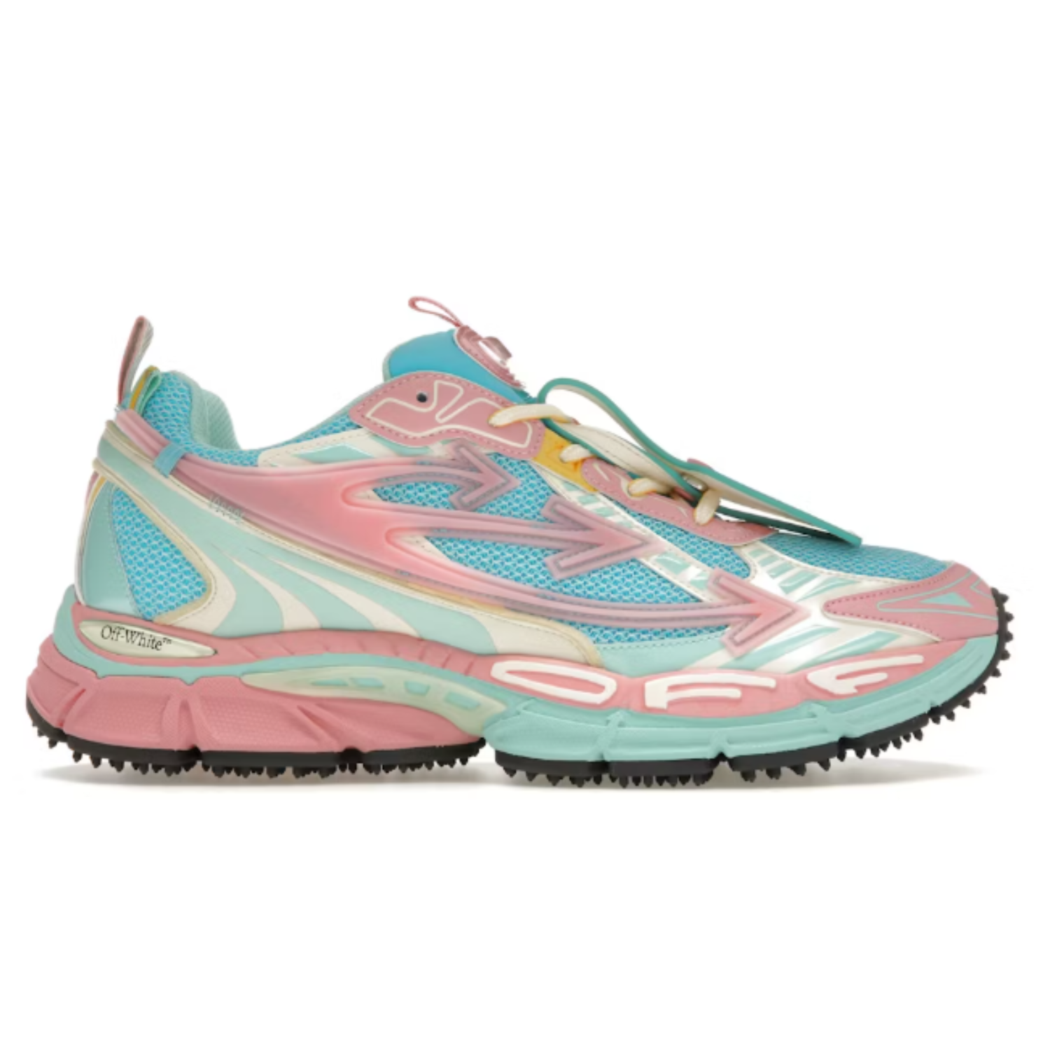 Off-White Be Right Back ‘Miami’ Sneakers – Bold Designer Runner Trainers