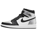Jordan 1 High OG Silver Toe Black/Black Metallic Silver