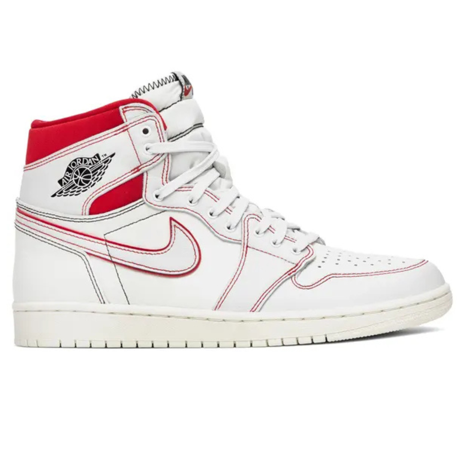 Nike Air Jordan 1 Retro High OG “Phantom” Sail Black Gym Red – Limited Edition Sneakers
