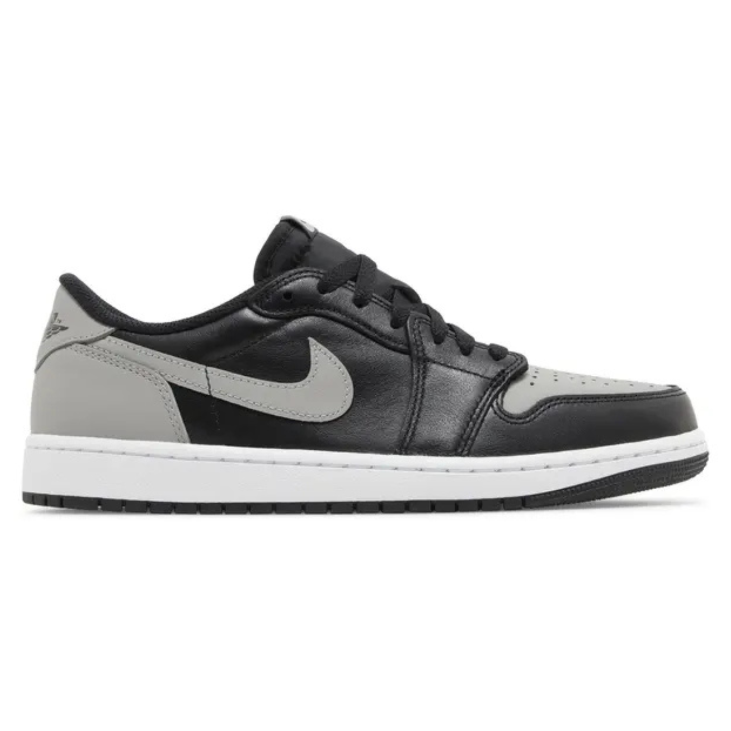 Nike Air Jordan 1 Retro Low OG Shadow Trainers – Black Grey AJ1 Men’s Sneakers
