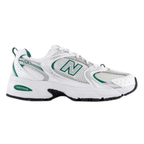 New Balance 530 ‘White Green Silver’ Trainers – Mesh & ABZORB Cushioning