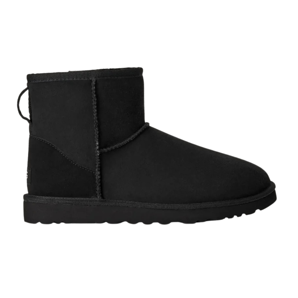 UGG Classic Mini II Boots Black – Women’s Suede Sheepskin Ankle Boots with Treadlite Sole