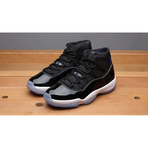 Air Jordan 11 Space Jam – Iconic Black & Blue Leather Design