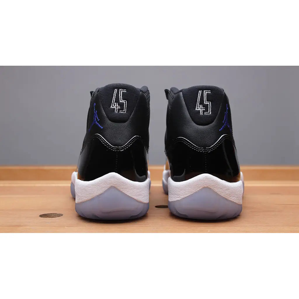 Air Jordan 11 Space Jam – Iconic Black & Blue Leather Design