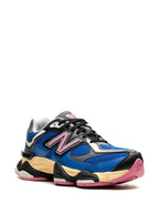 New Balance 9060 ‘Blue / Pink’ Sneakers – Chunky Mesh & Suede Trainers with ABZORB & SBS Cushioning (U9060BPO)