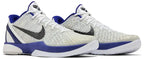 Nike Zoom Kobe 6 Concord Trainers – White Blue Snakeskin Basketball Sneakers