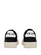 VEJA Campo ‘Black’ Sneakers – Sustainable Minimalist Leather Trainers
