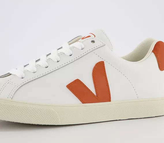 VEJA Esplar Trainers – Extra White Pumpkin Sneakers