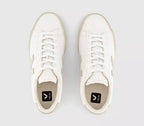 VEJA Campo Trainers – White Black Leather Sneakers