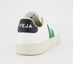 VEJA Campo Trainers ‘White Emeraude Black’ – Sustainable Leather Sneakers