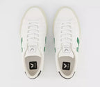 VEJA Campo Trainers ‘White Emeraude Black’ – Sustainable Leather Sneakers