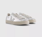 VEJA Campo Trainers ‘Silver White’ – Sustainable Minimalist Sneakers