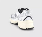 New Balance MR530 Trainers White Silver Off White Black – Retro Running Sneakers for Everyday Wear