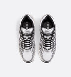 Dior B30 Countdown Sneakers – White Metallic Mesh & Silver Technical Fabric